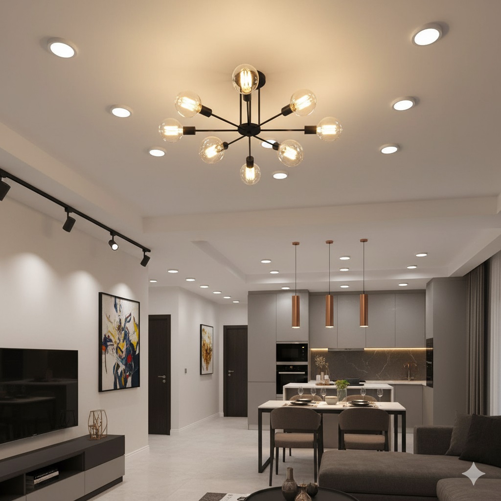 Bóng Đèn Trang Trí Trần Nhà: Hướng Dẫn Chi Tiết A-Z
