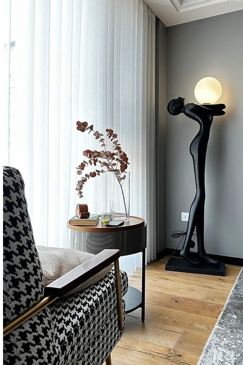 Các mẫu đèn cây đẹp trang trí phòng khách