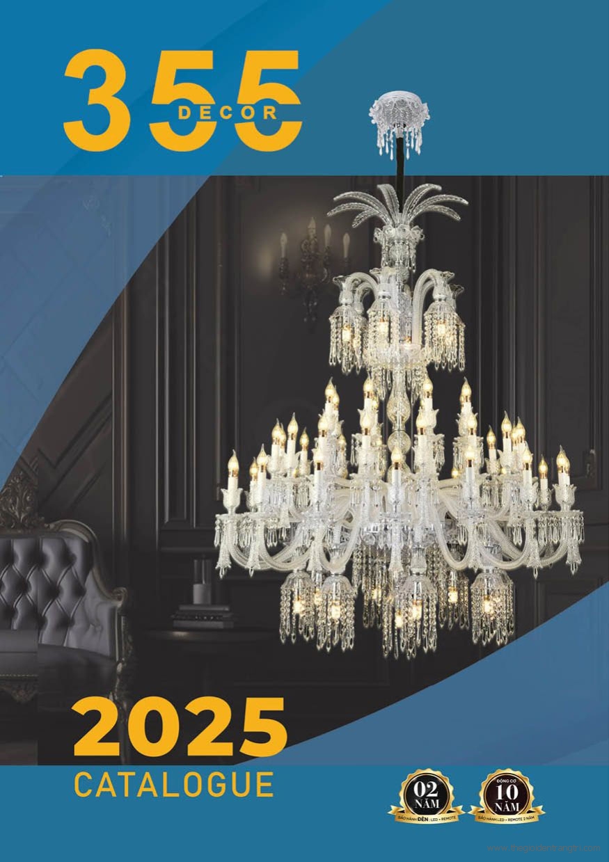 CATALOGUE ĐÈN TRANG TRÍ 355 DECOR 2025