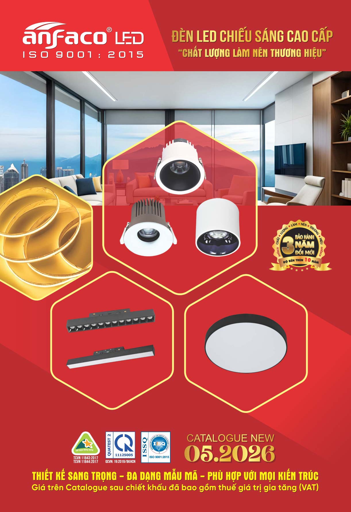 CATALOGUE ĐÈN CHIẾU SÁNG ANFACO LED T5.2026