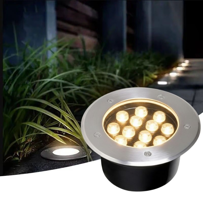 Đèn Âm Sàn Trang Trí Lối Đi Sân Vườn Ngoài Trời