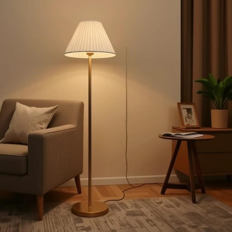 Đèn cây trang trí góc sofa phòng khách