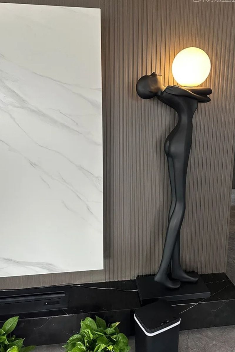 Đèn cây trang trí phòng khách hiện đại