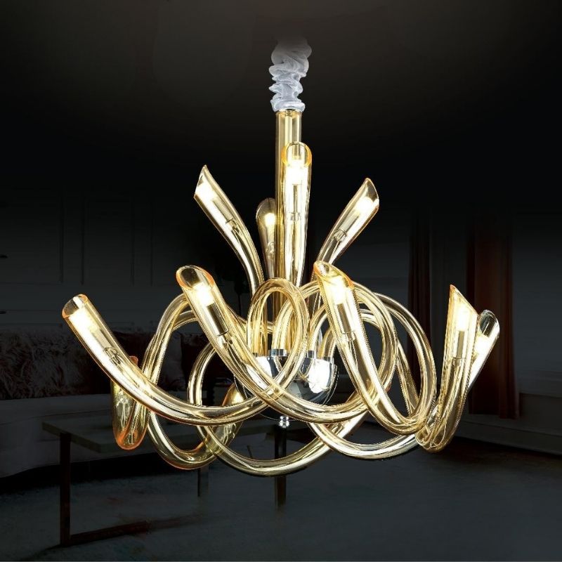 Đèn Chùm Hiện Đại Trang Trí Phòng Khách Chung Cư CN8866-12