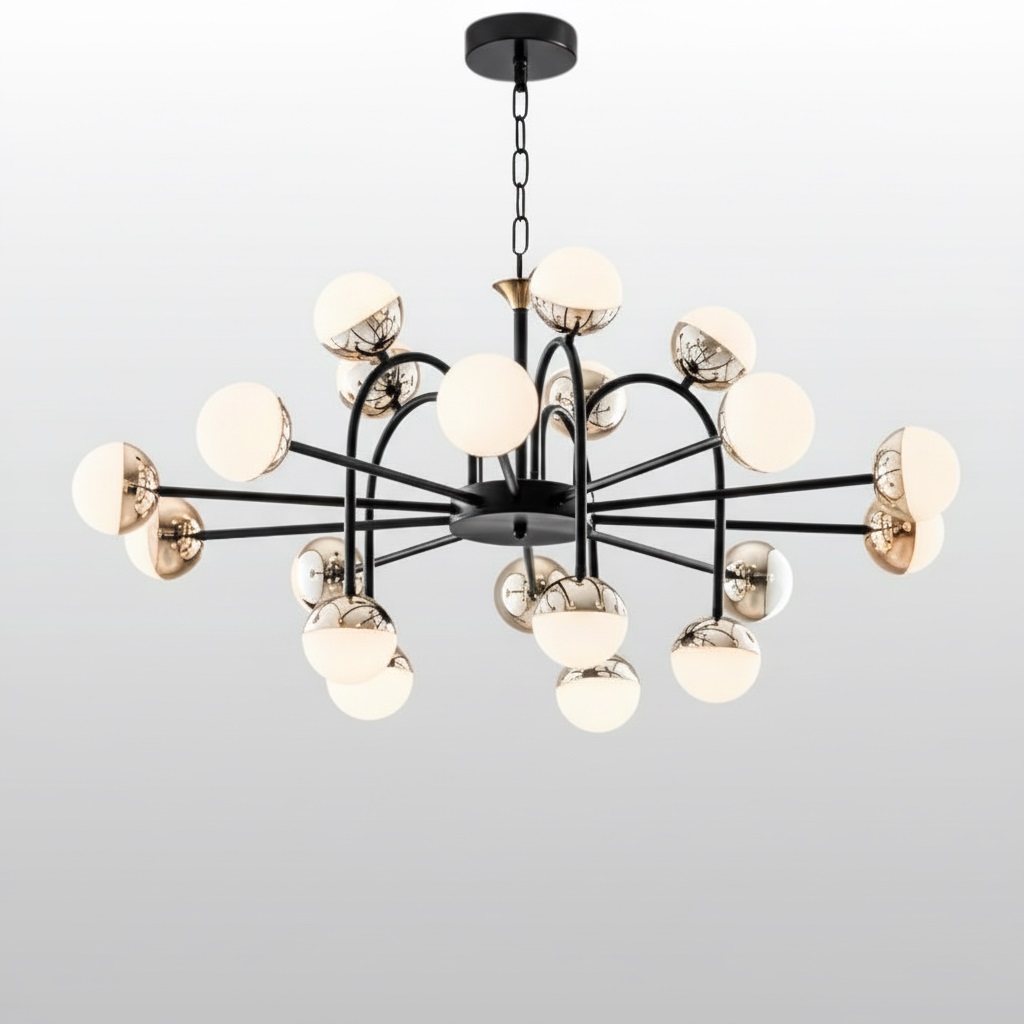 Đèn chùm hiện đại Trang Trí Phòng Khách chung Cư