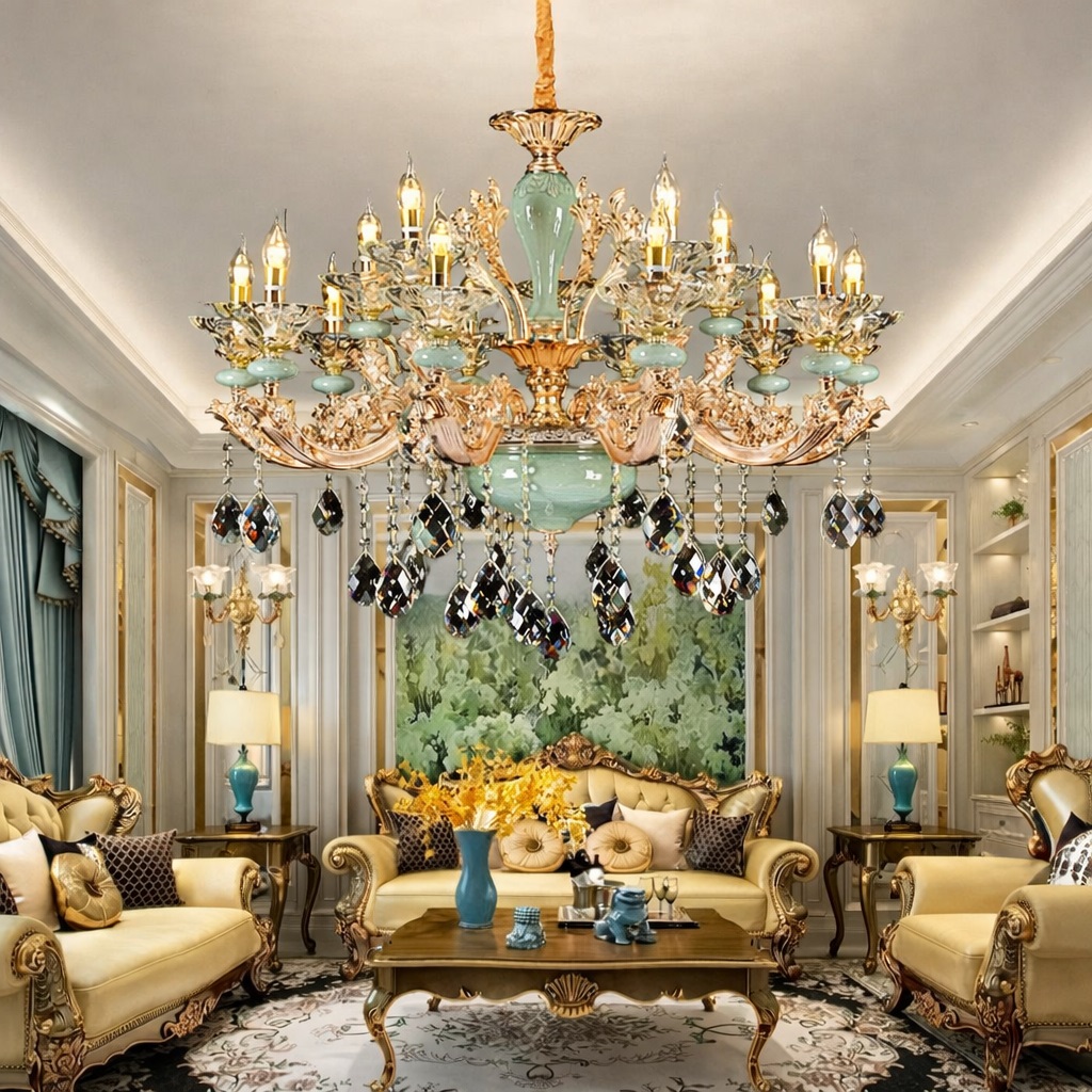 Đ&egrave;n ch&ugrave;m trang tr&iacute; ph&ograve;ng kh&aacute;ch sang trọng CN8106-15