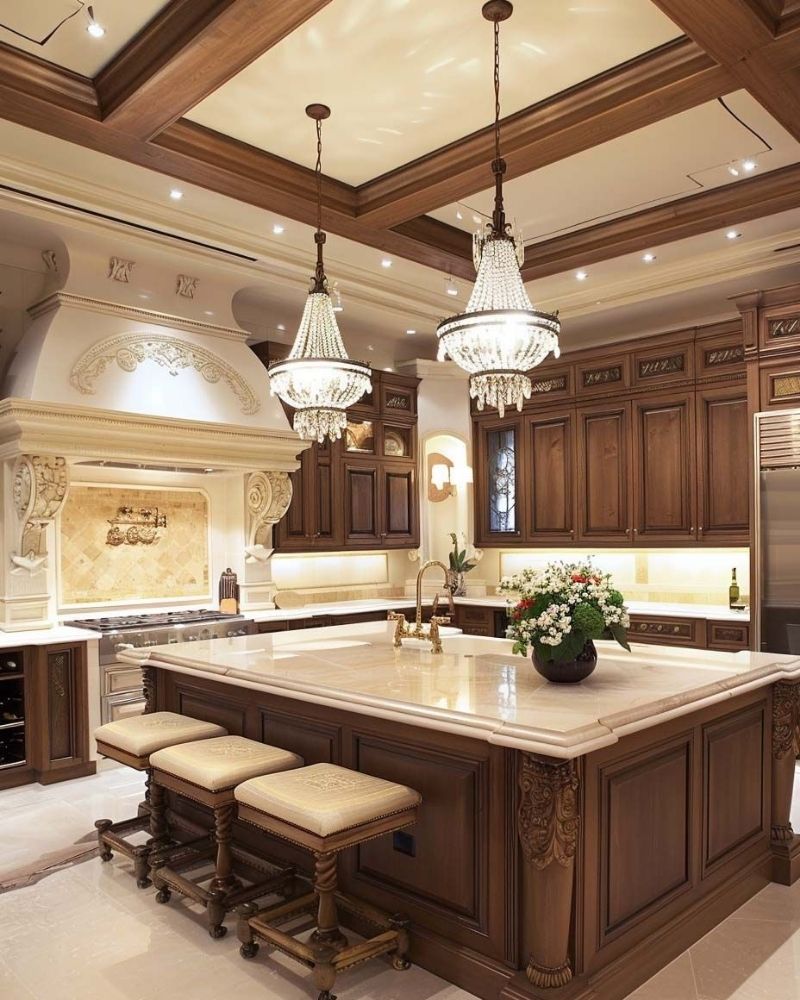 đ&egrave;n pha l&ecirc; treo trần ph&ograve;ng bếp, đ&egrave;n ch&ugrave;m ph&ograve;ng bếp đẹp, đ&egrave;n trang tr&iacute; nội thất, thegioidentrangtri.com