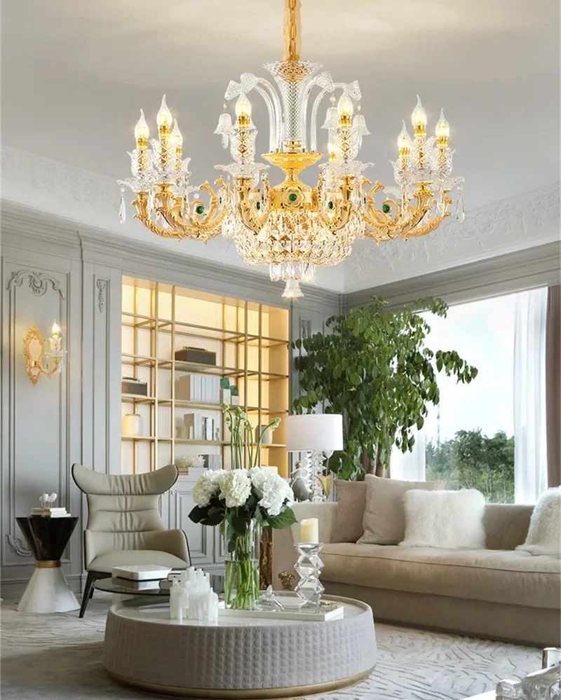 Đèn Chùm Pha Lê Trung Quốc Cao Cấp - Thế Giới Đèn trang Trí