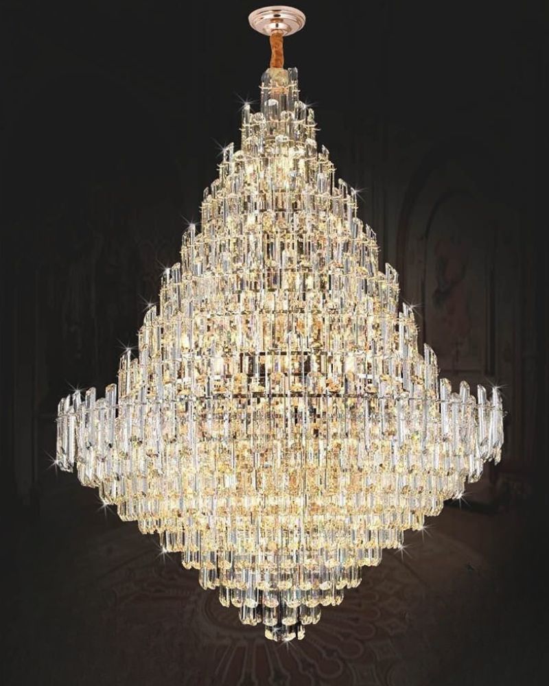 Đèn Chùm Thông Tầng Hiện Đại Cao Cấp - Thế Giới Đèn Trang Trí