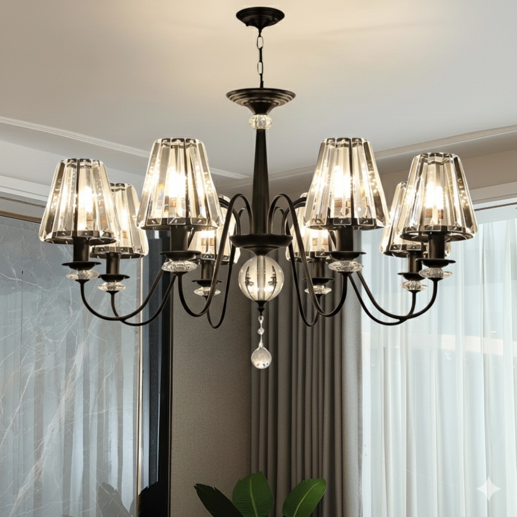 đèn chùm phòng khách giá rẻ