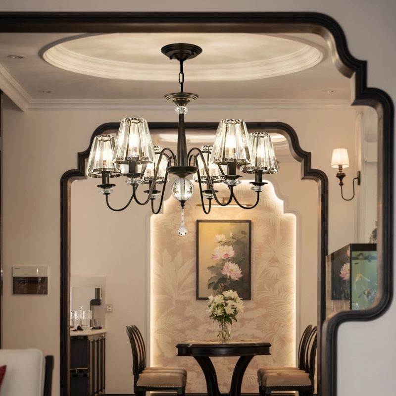 đèn chùm phong cách indochine