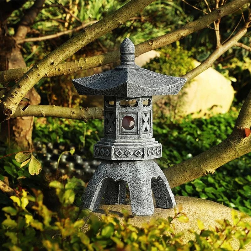 Đèn Đá Nhật Bản trang trí sân vườn đẹp và tinh tế