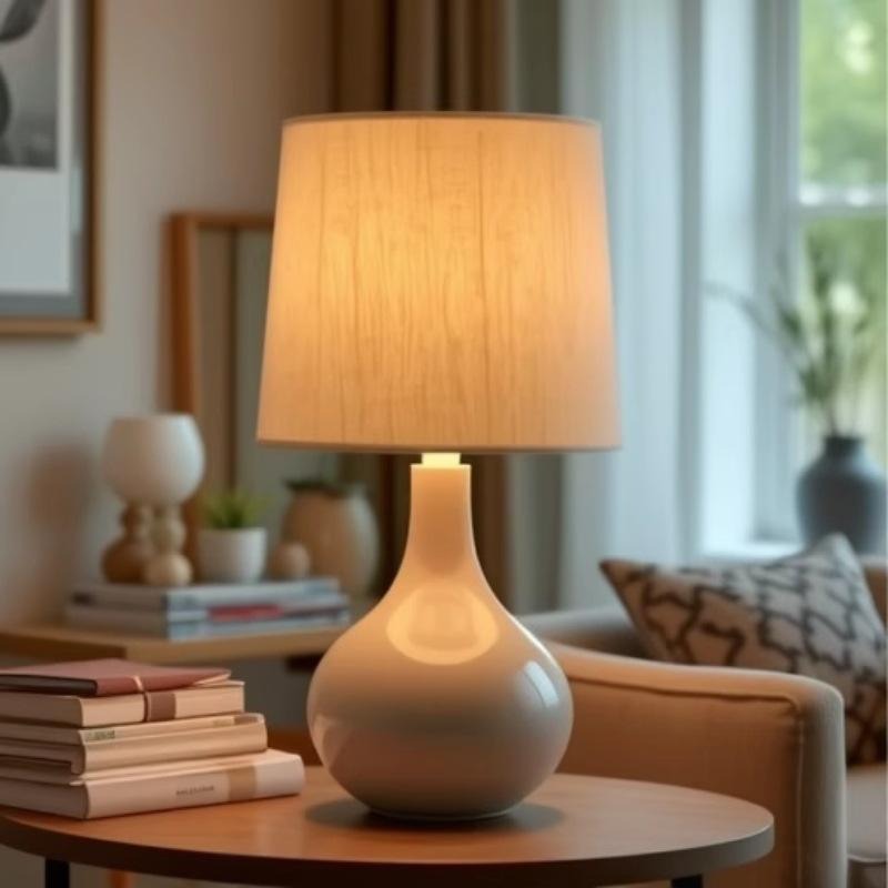 Đèn để bàn trang trí góc sofa phòng khách