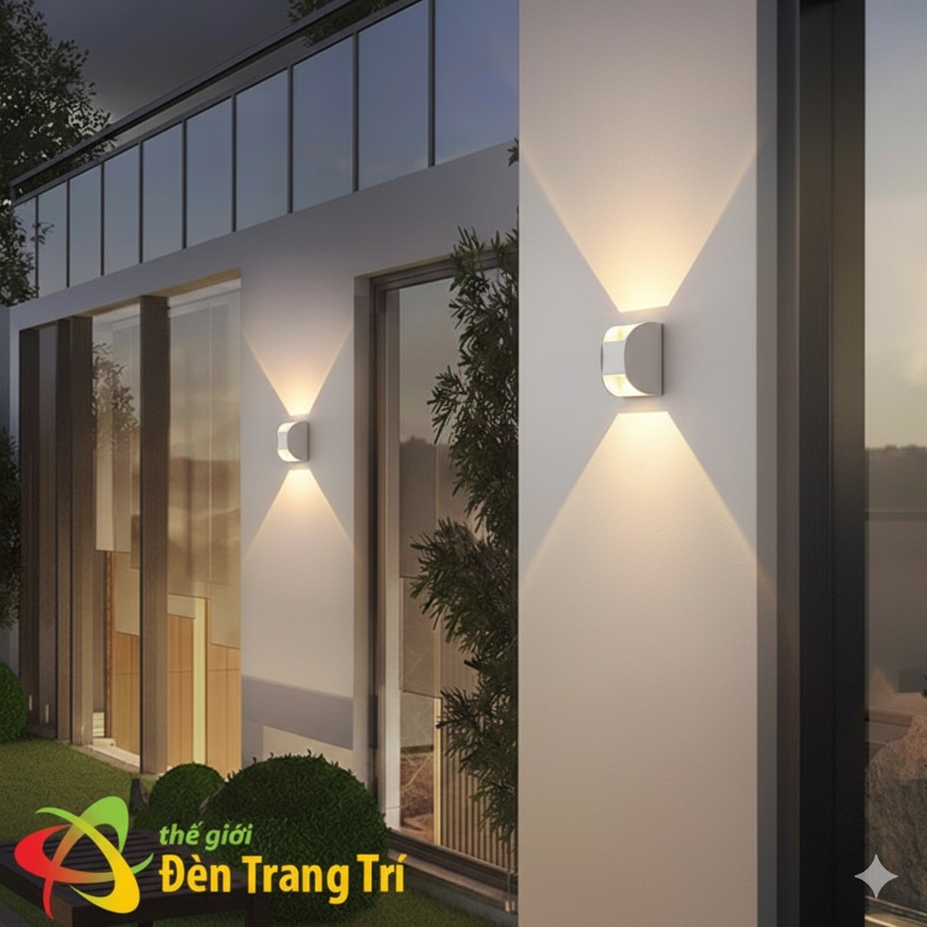 Đèn LED Hắt Tường Ngoài Trời Hiện Đại VNT808A