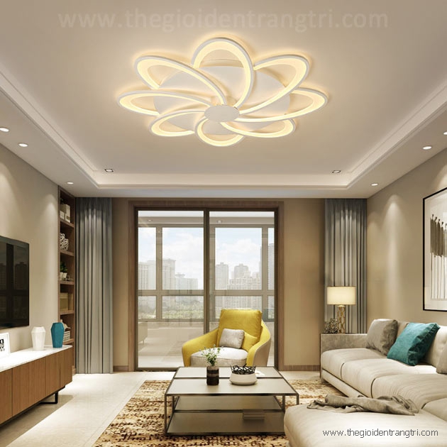 Đ&egrave;n LED Ốp Trần Ph&ograve;ng Kh&aacute;ch Hiện Đại MO919-20