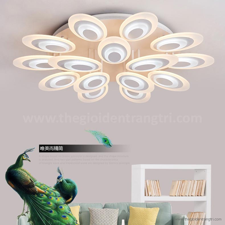 Đèn LED Ốp Trần Phòng Khách Hiện Đại MO974-15