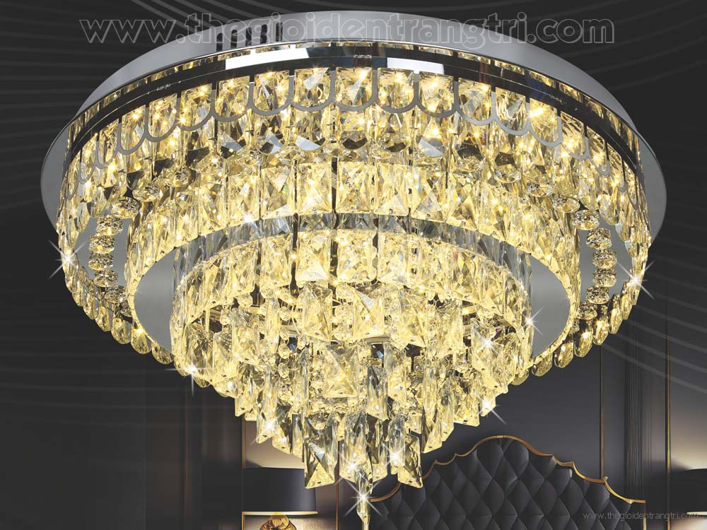 Mẫu Đèn LED Ốp Trần Đẹp Cho Phòng Khách, Phòng Ngủ