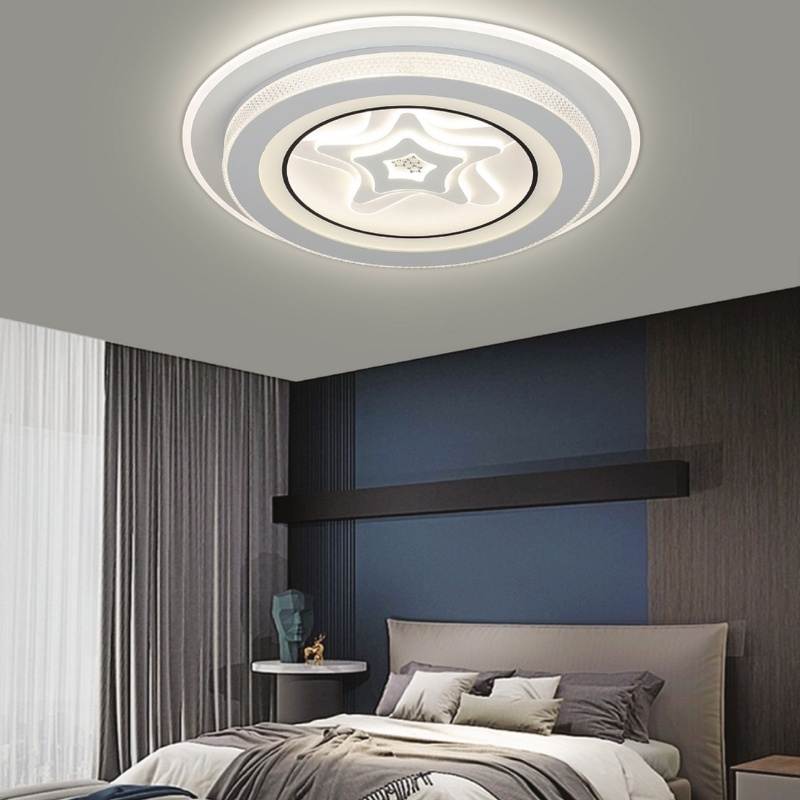 Mẫu Đèn LED Ốp Trần Đẹp Cho Phòng Khách, Phòng Ngủ