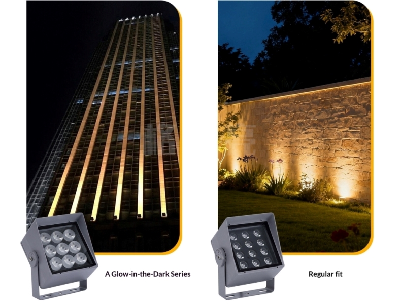 Đ&egrave;n pha chiếu tường ngo&agrave;i trời hiện đại