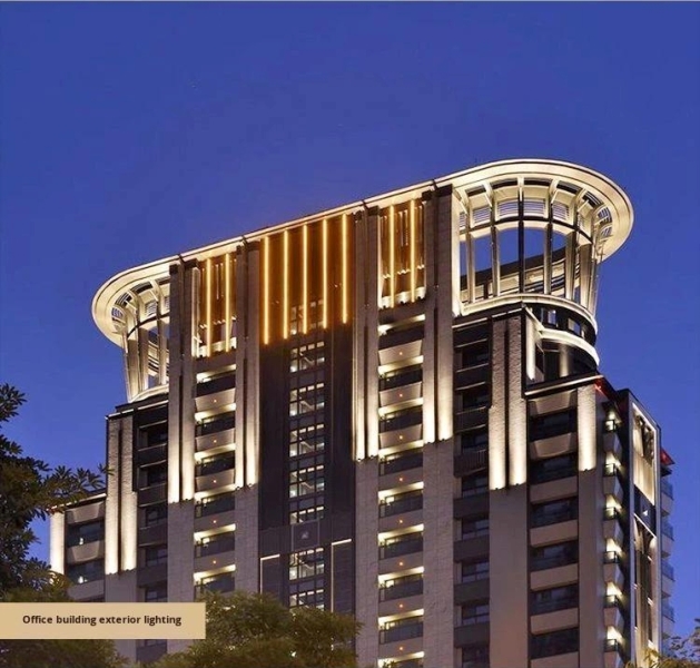 Đ&egrave;n pha mặt tiền nh&agrave; hiện đại