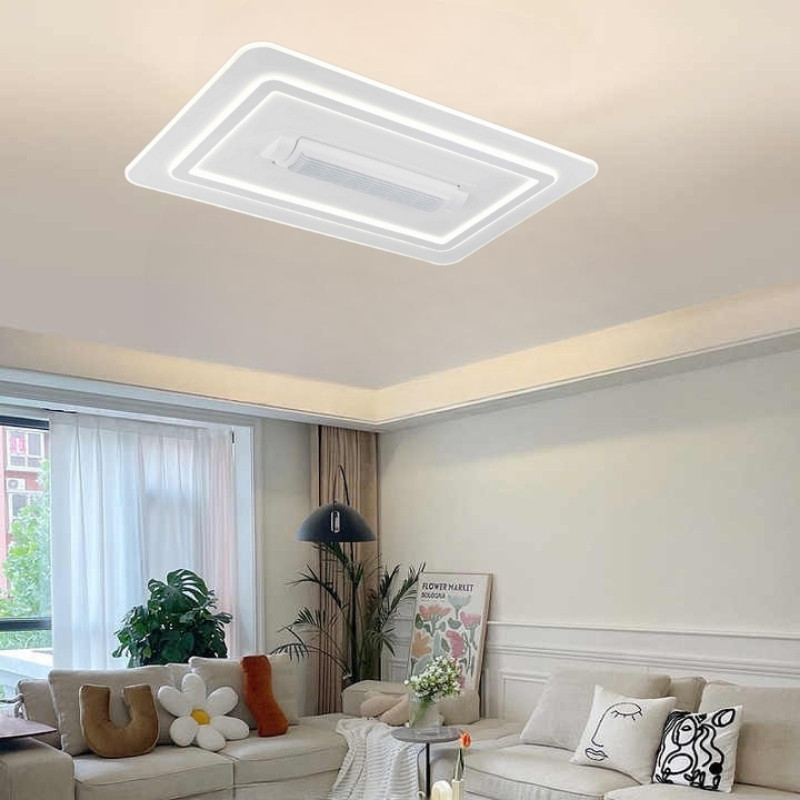 Đèn Quạt Không Cánh Đối Lưu Phòng Khách MQ2677