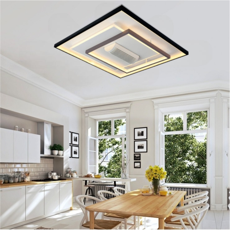 Đèn Quạt Trần Không Cánh ML94 - Đèn Trang Trí Kết Hợp Quạt Hiện Đại