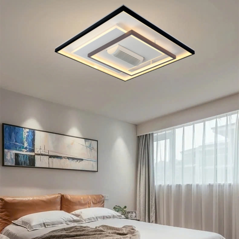 Đèn Quạt Trần Không Cánh ML94 - Đèn Trang Trí Kết Hợp Quạt Hiện Đại