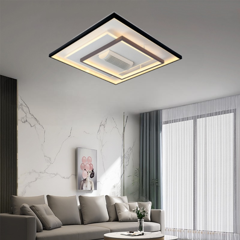 Đèn Quạt Trần Không Cánh ML94 - Đèn Trang Trí Kết Hợp Quạt Hiện Đại