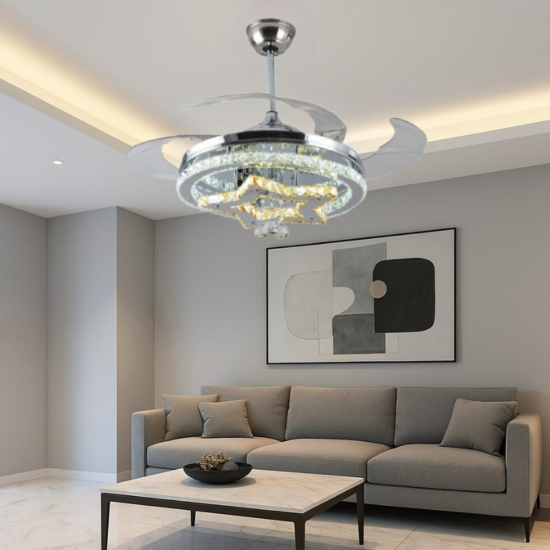 trần đèn trang trí phòng khách