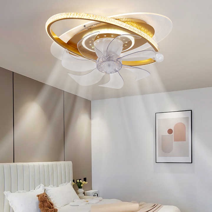 Đèn Quạt Trần Mini Trang Trí Phòng Ngủ Nhỏ Hiện Đại