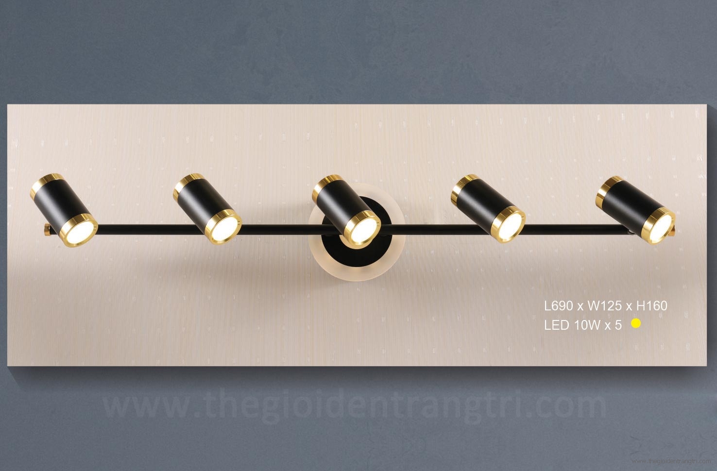 Đèn rọi tranh 5 bóng đẹp