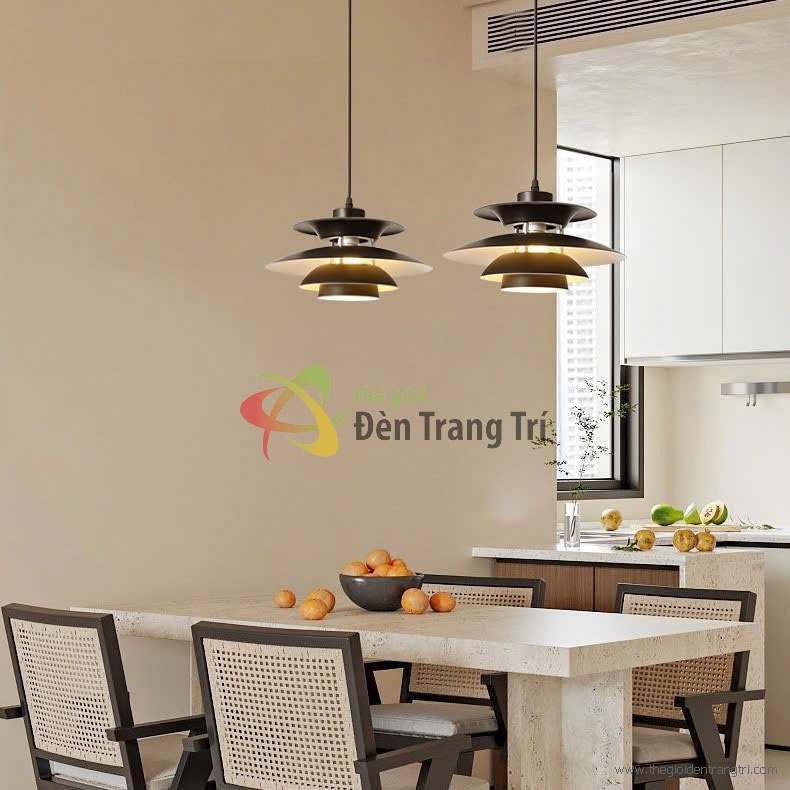 Đèn Thả Bàn Ăn Phong Cách Louis Poulsen PH5 VRG-THD140H