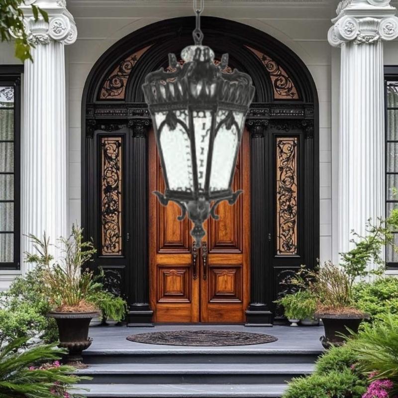 đèn thả trang trí ngoài trời cổ điển