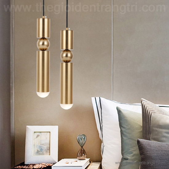 Đèn thả đầu giường phong cách hiện đại