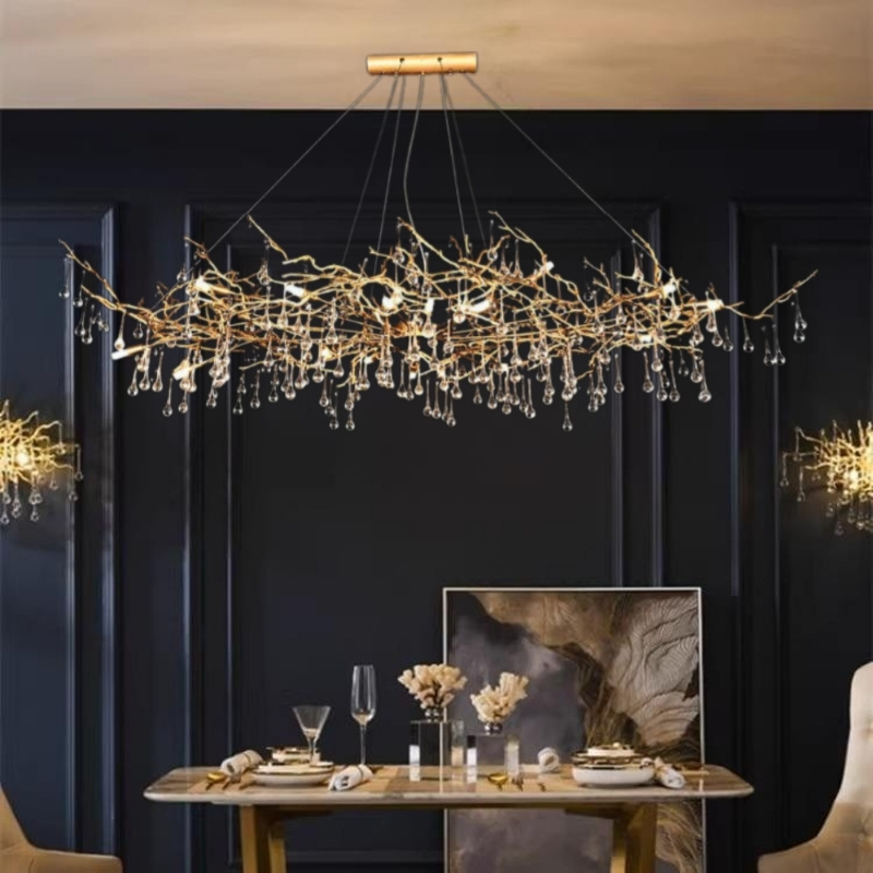 Đèn thả pha lê bàn ăn cao cấp TPL3005