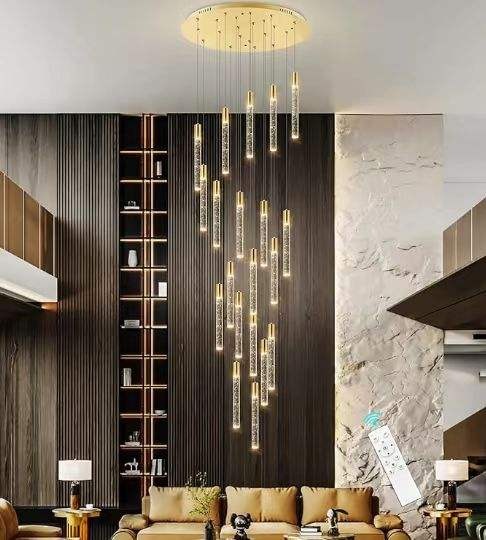 Đèn Thả Pha Lê Cầu Thang UTL1611-37: Nâng Tầm Nội Thất