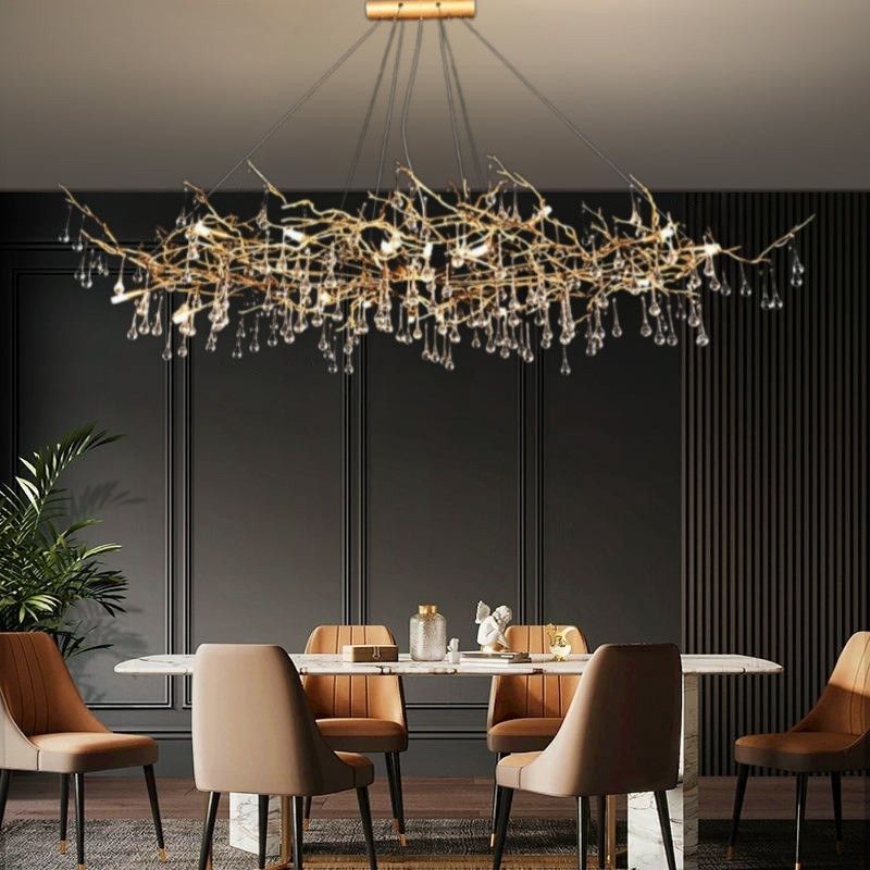 Đèn thả pha lê TPL3005 phòng ăn cao cấp