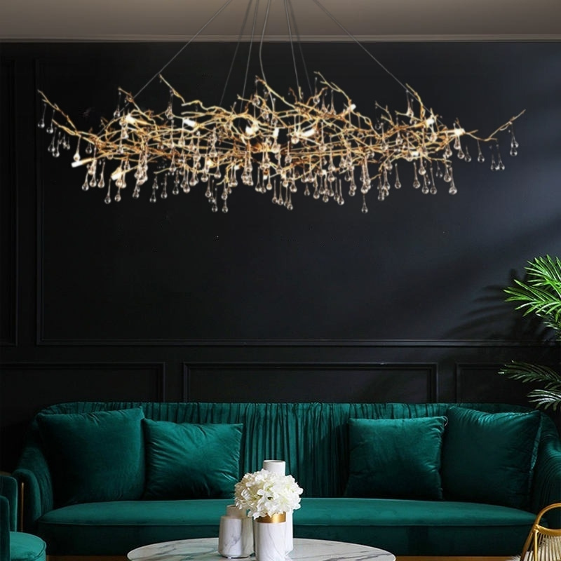 Đèn thả pha lê TPL3005 phòng khách