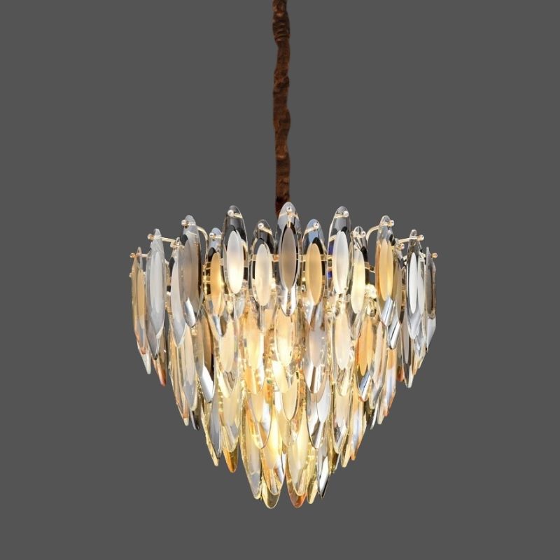 Đèn Thả Trần Pha Lê Trang Trí Phòng Khách Nhỏ