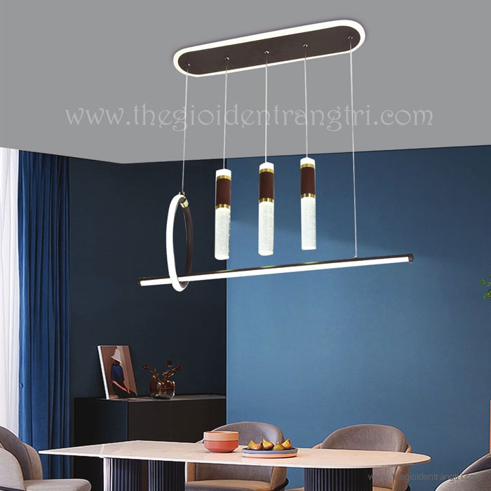 Đèn thả trang trí bàn ăn 3 bóng hiện đại