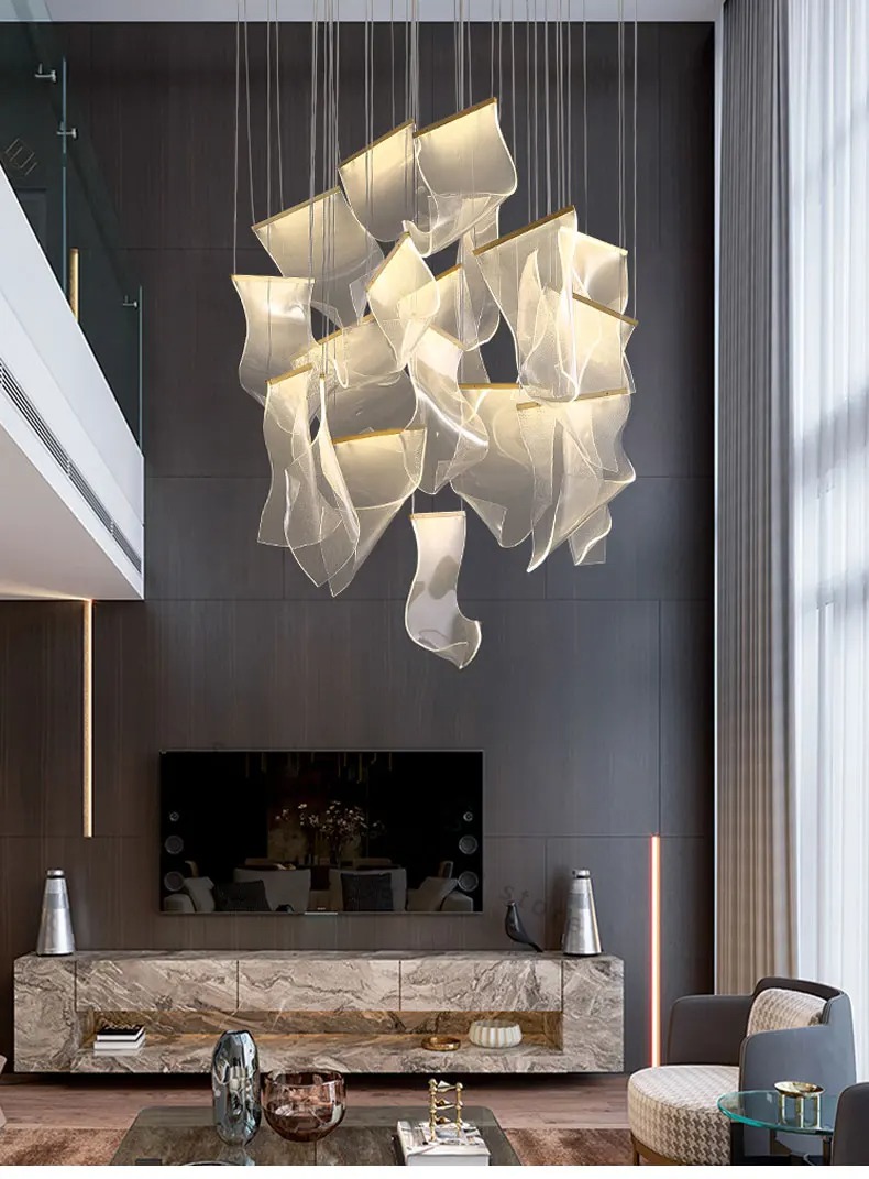 Đèn Thả Trang Trí Cầu Thang Đẹp Hiện Đại