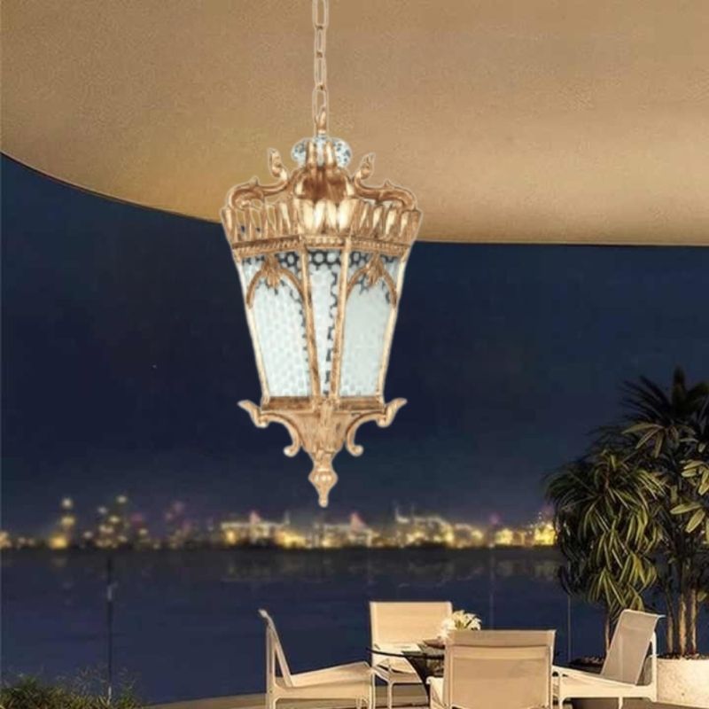 Đèn thả trang trí ngoại thất cổ điển
