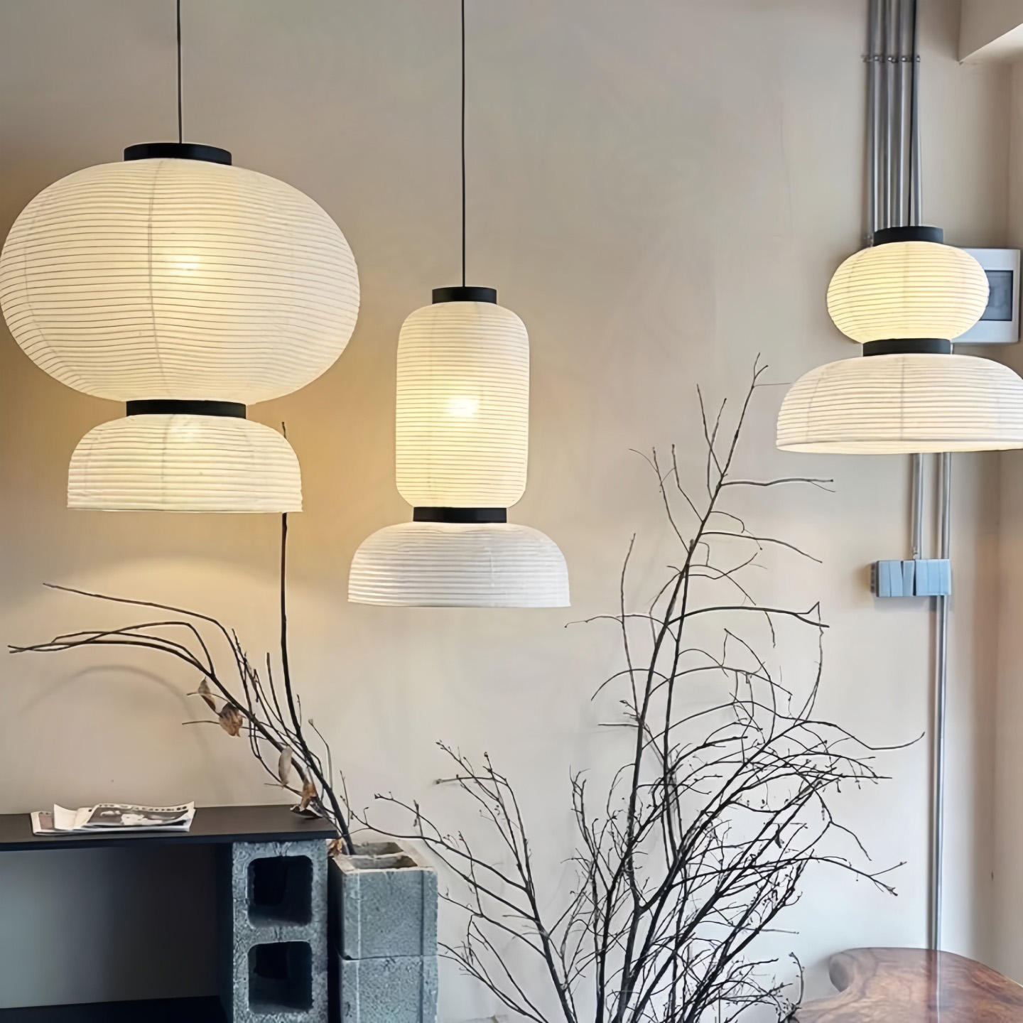 Đèn thả bàn ăn Wabi Sabi KH-THD87 trang trí phòng khách