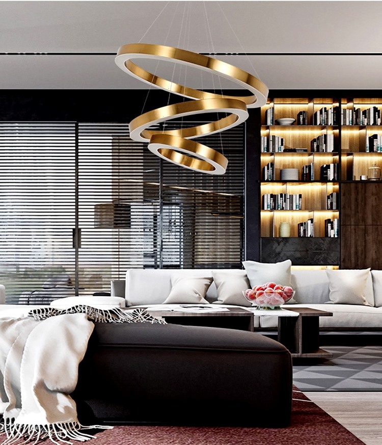 Đèn Thả Vòng LED Trang Trí Hiện Đại