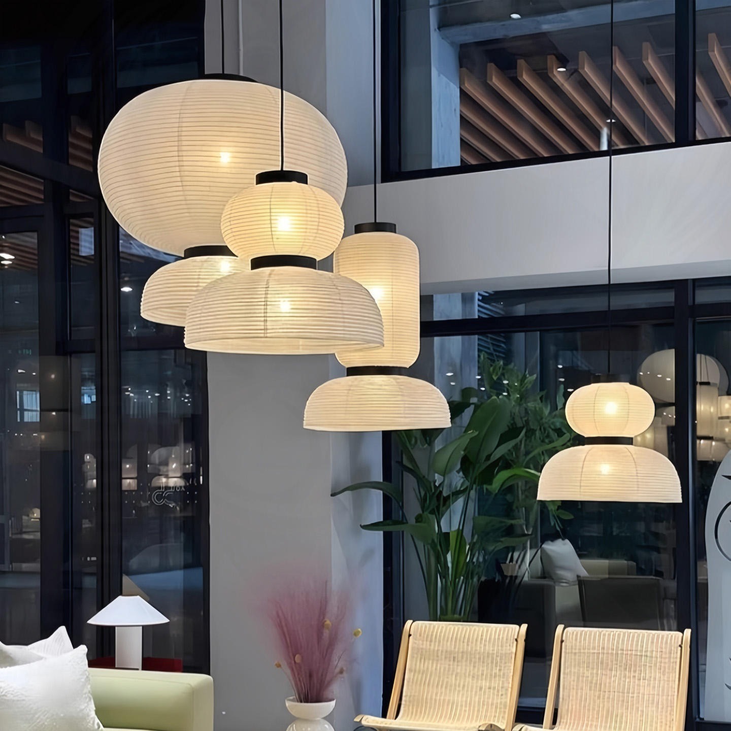 Đèn thả Wabi Sabi KH-THD88 trang trí quán cafe