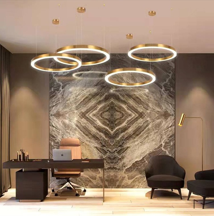 Đèn Thả Vòng LED Trang Trí Hiện Đại THD7039 - Tối Giản Sang Trọng