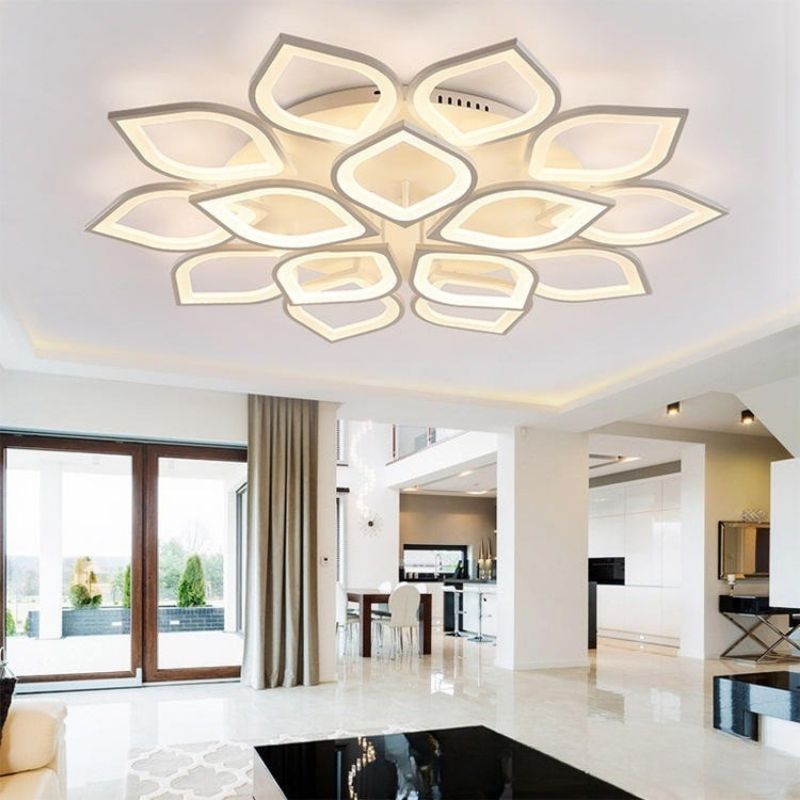 Đ&egrave;n trần trang tr&iacute; ph&ograve;ng kh&aacute;ch hiện đại MO923B-18