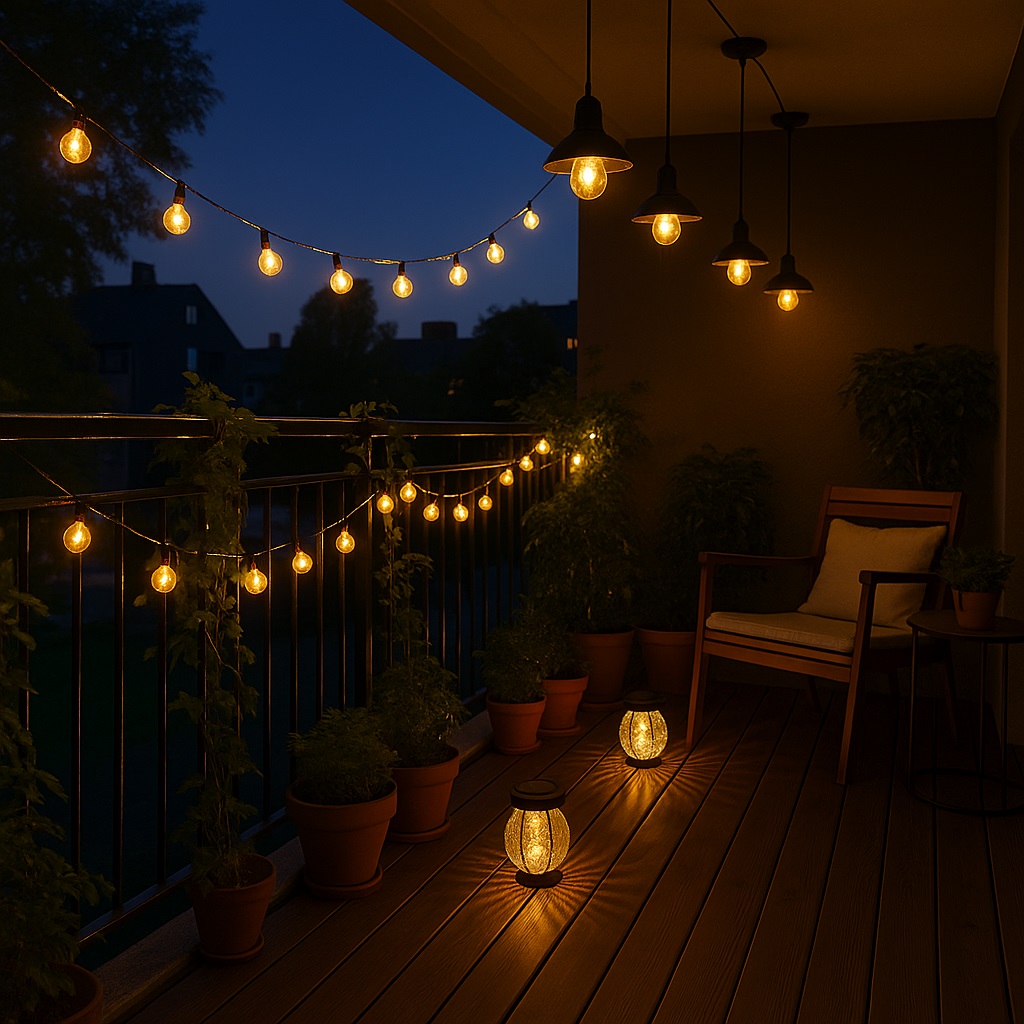 Đèn Trang Trí Ban Công Ngoài Trời