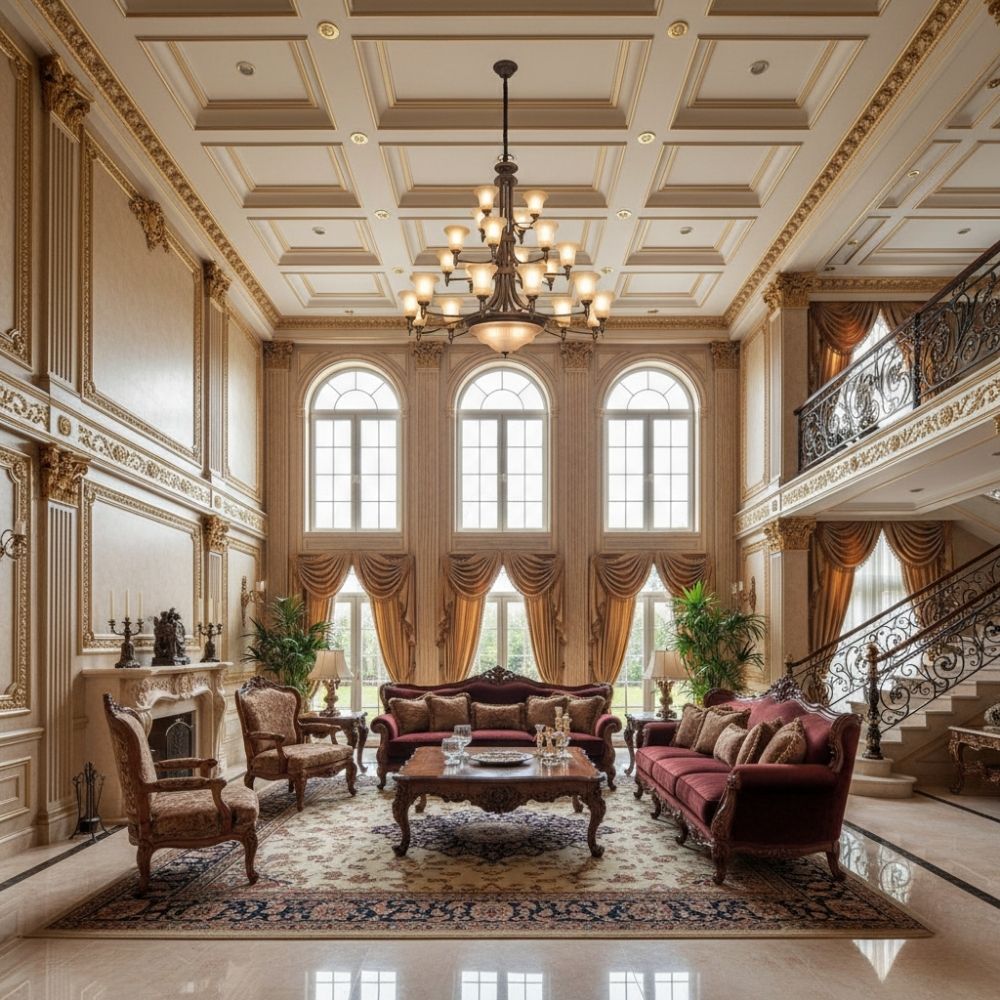 Đèn trang trí biệt thự tân cổ điển