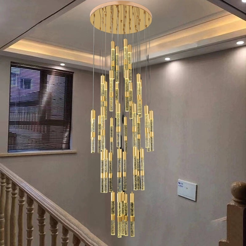 Đèn thả thông tầng hiện đại